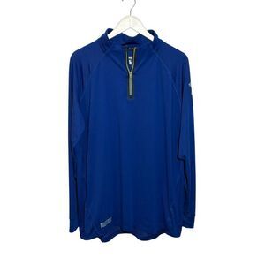 Under Armour Training Combine 1/4 zip in royal blue - 2X